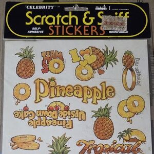 Vintage Pineapple Themed Poster